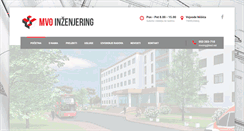 Desktop Screenshot of mvoinzenjering.com